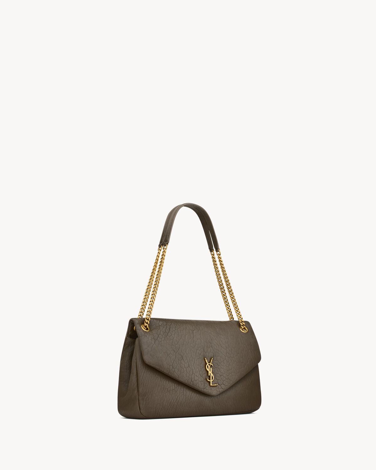 YSL Calypso Large in Grained Lambskin - Image 2